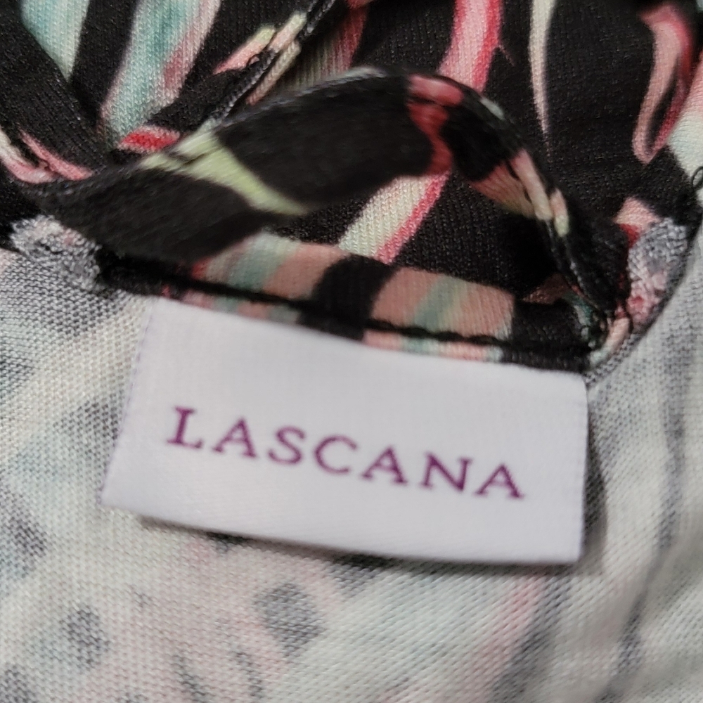 Tropical Print Spaghetti Strap Blouse Size 2 - Picture 4 of 5